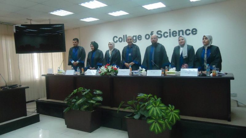 مناقشة طالب الدكتوراه عامر علي حمادي